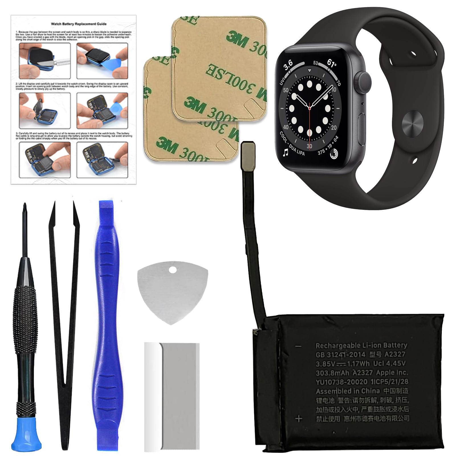 Amazon.com: Replacement Battery Kit Compatible with Apple Watch